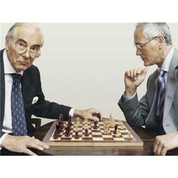 Chess Set, 15"x15" Folding Magnetic Wooden Standard Chess Game Board Set - Picture 2 of 7